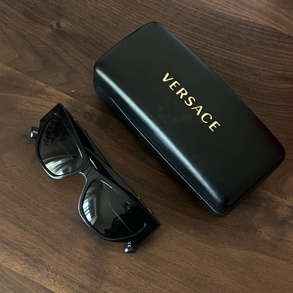 Versace Grey Cat Eye Sunglasses